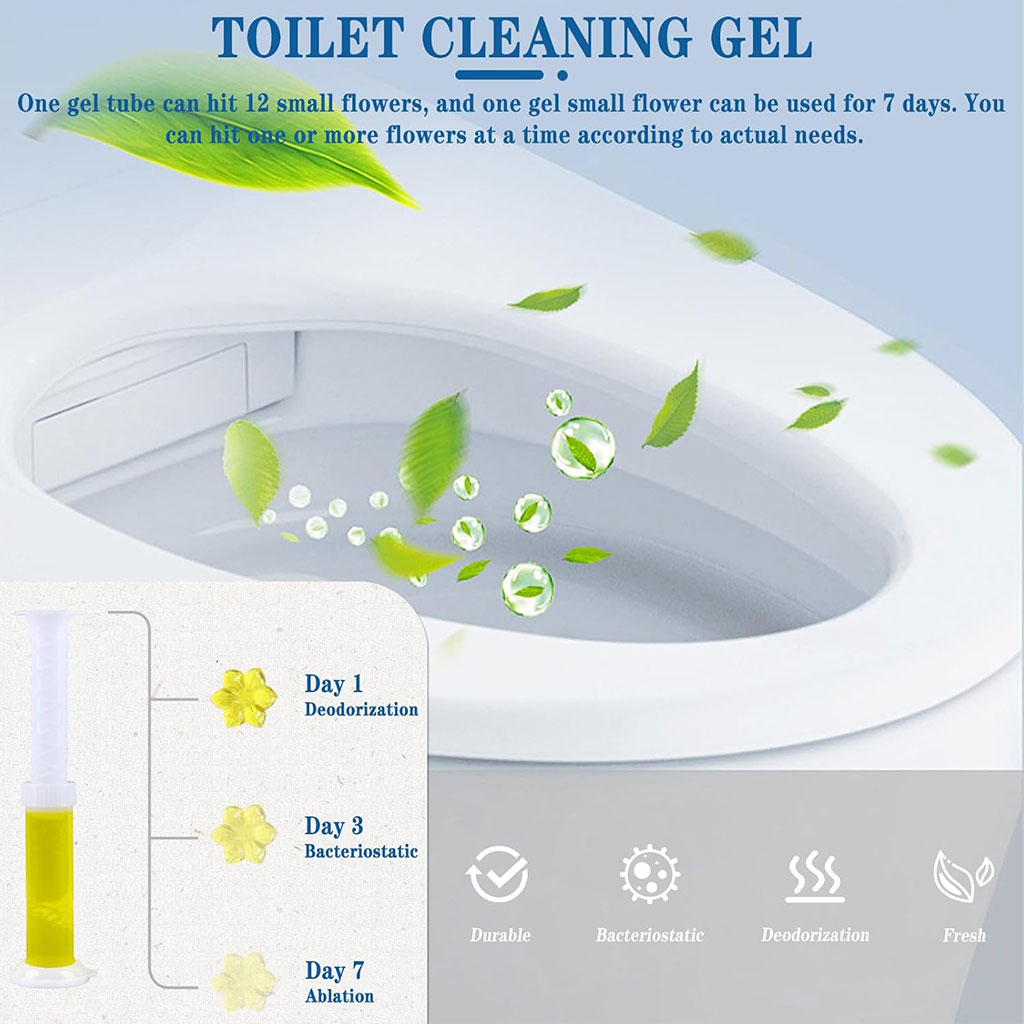 Gel tampons désodorisants pour toilette 3Pcs 6