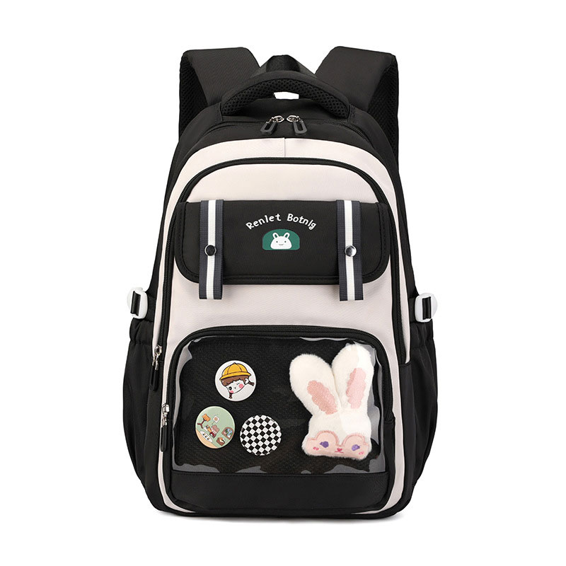 Sac à Dos Scolaire pour Enfants Style Kawaii BoShiKai Noir - حقيبة ظهر مدرسية للأطفال أسود 2