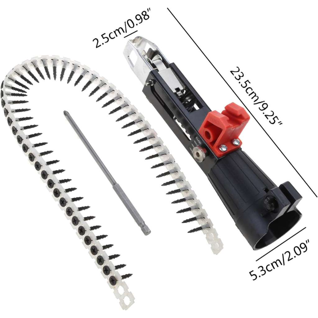 Adaptateur de Cloueur Automatique à Chaîne pour Visseuse – محول مسدس مسامير أوتوماتيكي بسلسلة لمفك البراغي 6