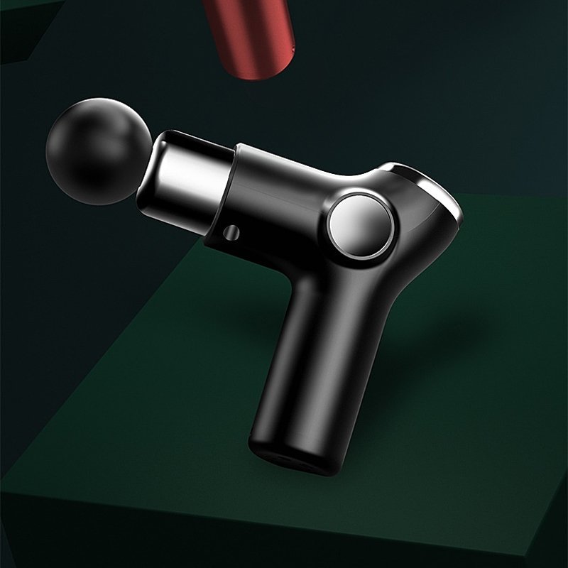 Massage Gun LCD Rechargeable 5 Vitesse 4 Tétes - جهاز تدليك بشاشة صغيرة تعمل باللمس 4