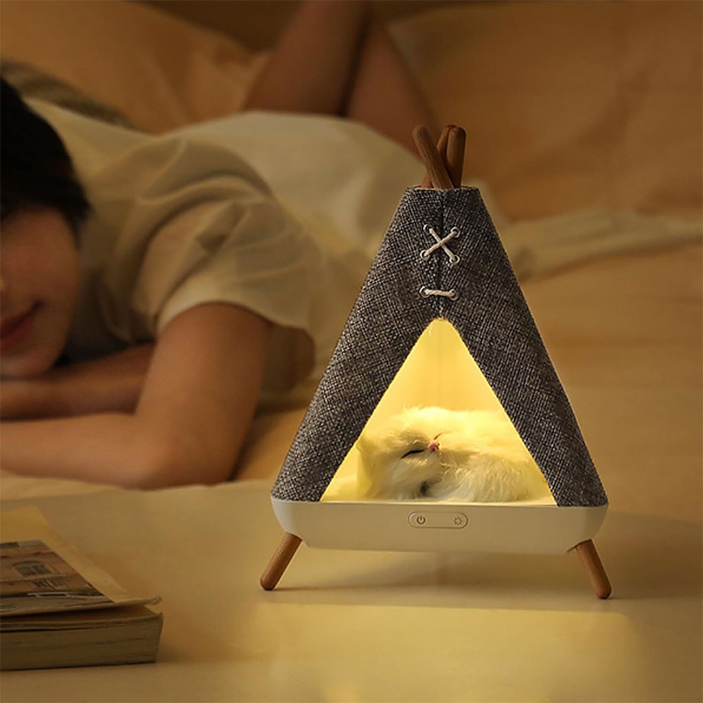 Veilleuse et Haut Parleur design en forme de tente - مكبر صوت على شكل خيمة 3