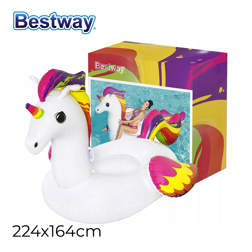 Bouée Gonflable Surdimensionnée Licorne Bestway #41113 1