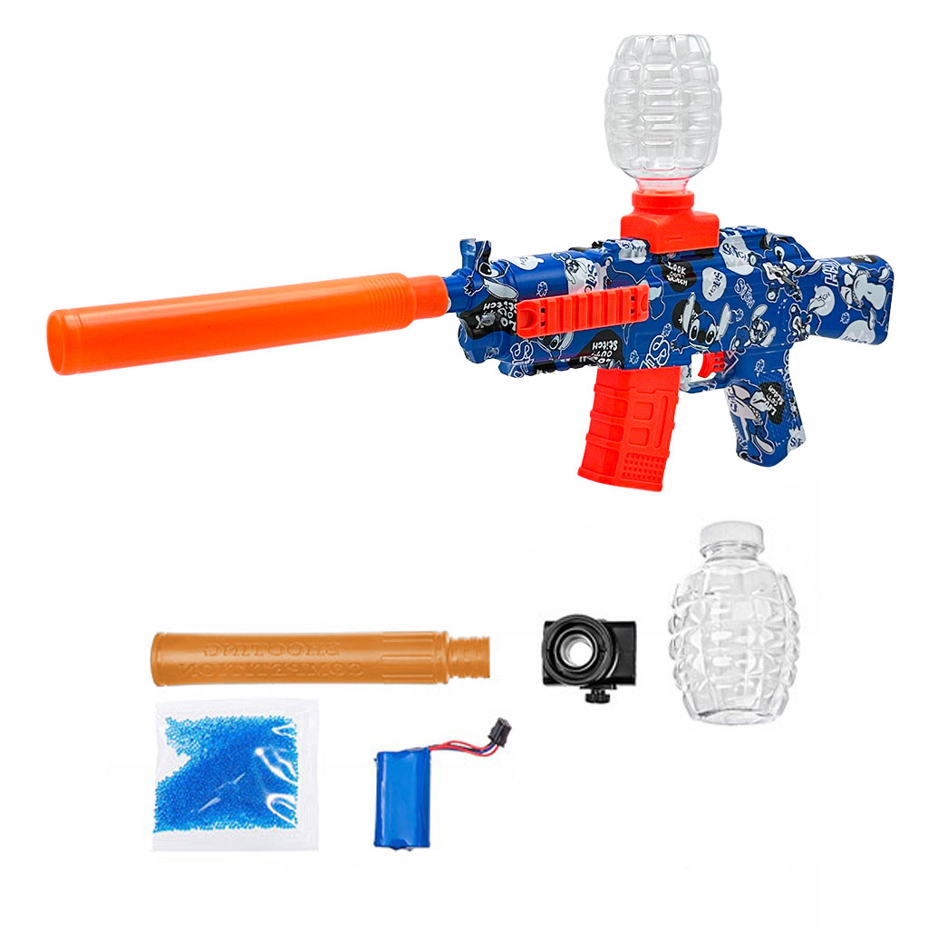 Pistolet à Billes en Gel avec Accessoires Motif Dessin Animé - مسدس الطلقات الكريستالية 2
