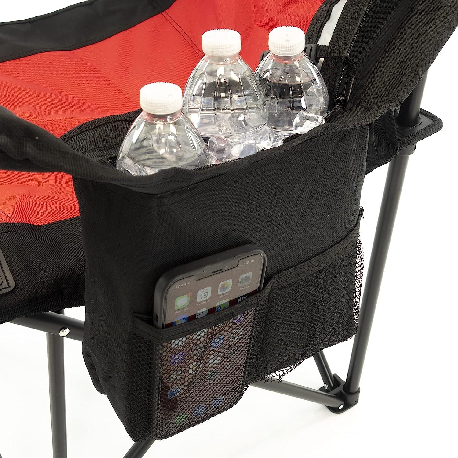 RTIC Chaise de camping pliante avec porte-boissons et sacs isoterme 4