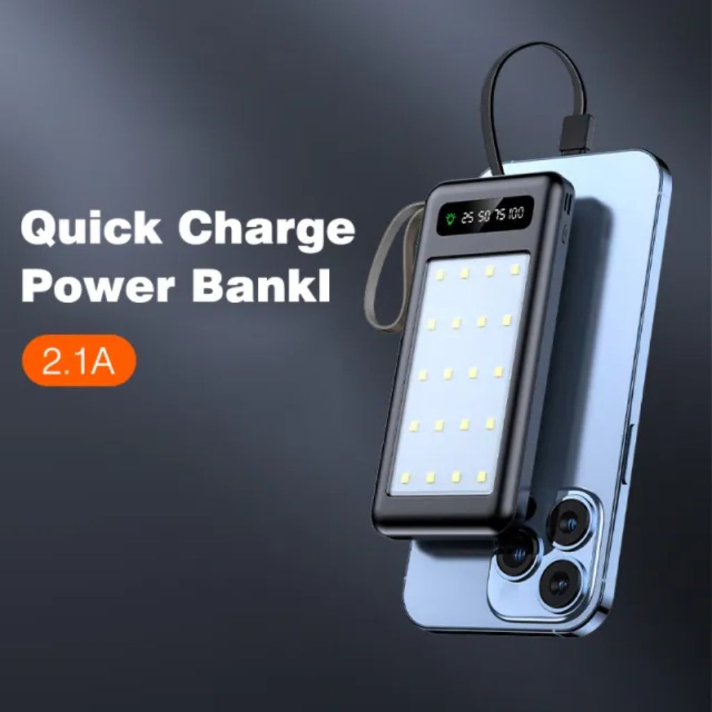 Power Bank et LED 20000mAh avec Charge Rapide 2en1 – باور بانك مع شحن سريع 8