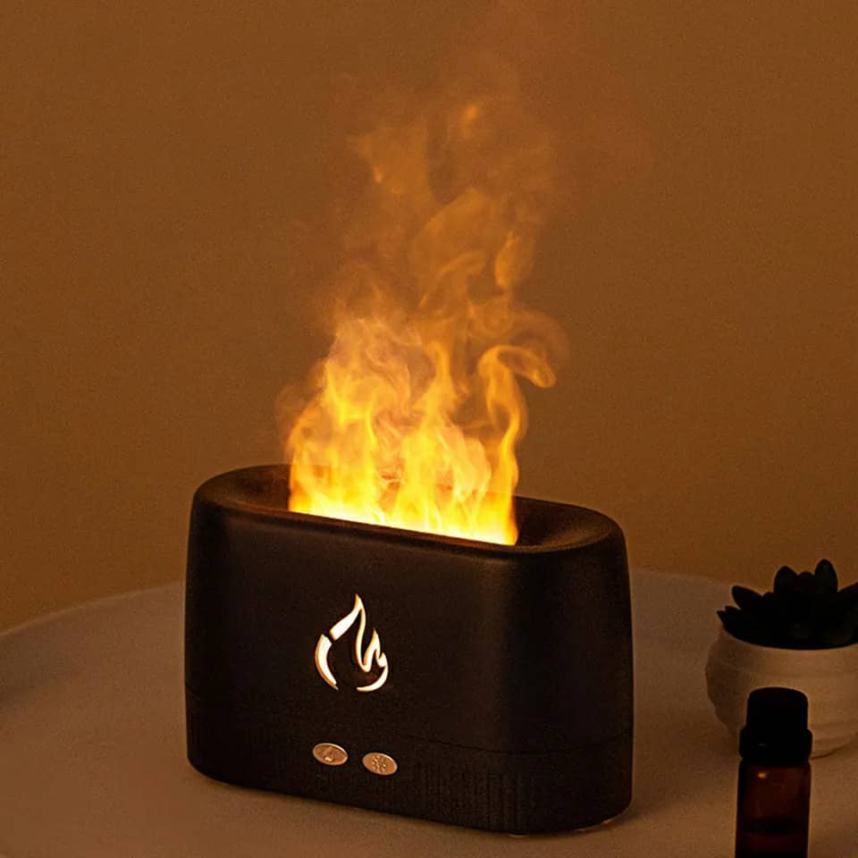 Flame Diffuseur d'huile essentielle et d'arôme pour aromathérapie 8