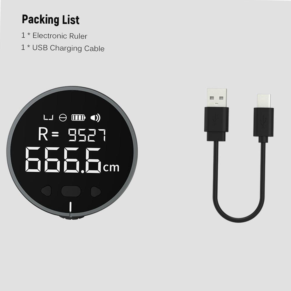 Règle électronique numérique avec écran LCD, outil de mesure de longueur 6