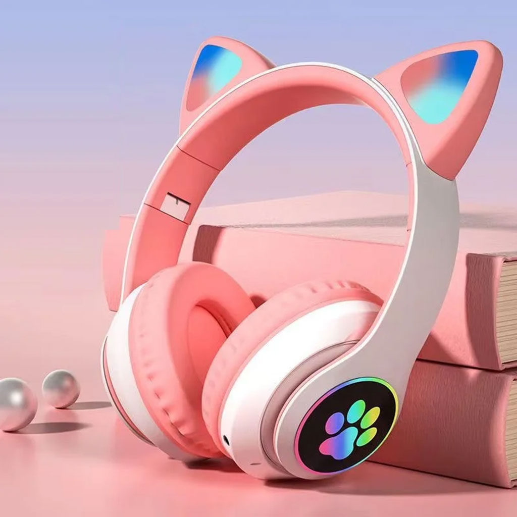 Casque Bluetooth Sans Fil Oreilles de Chat XY-231 1