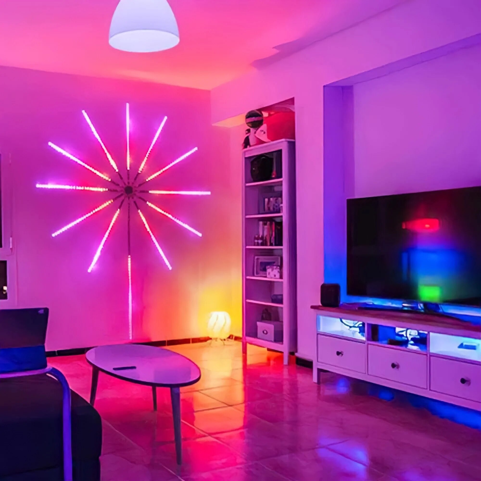 feux d’artifice App Smart Control IC Led RGB Light décoration de la maison 3