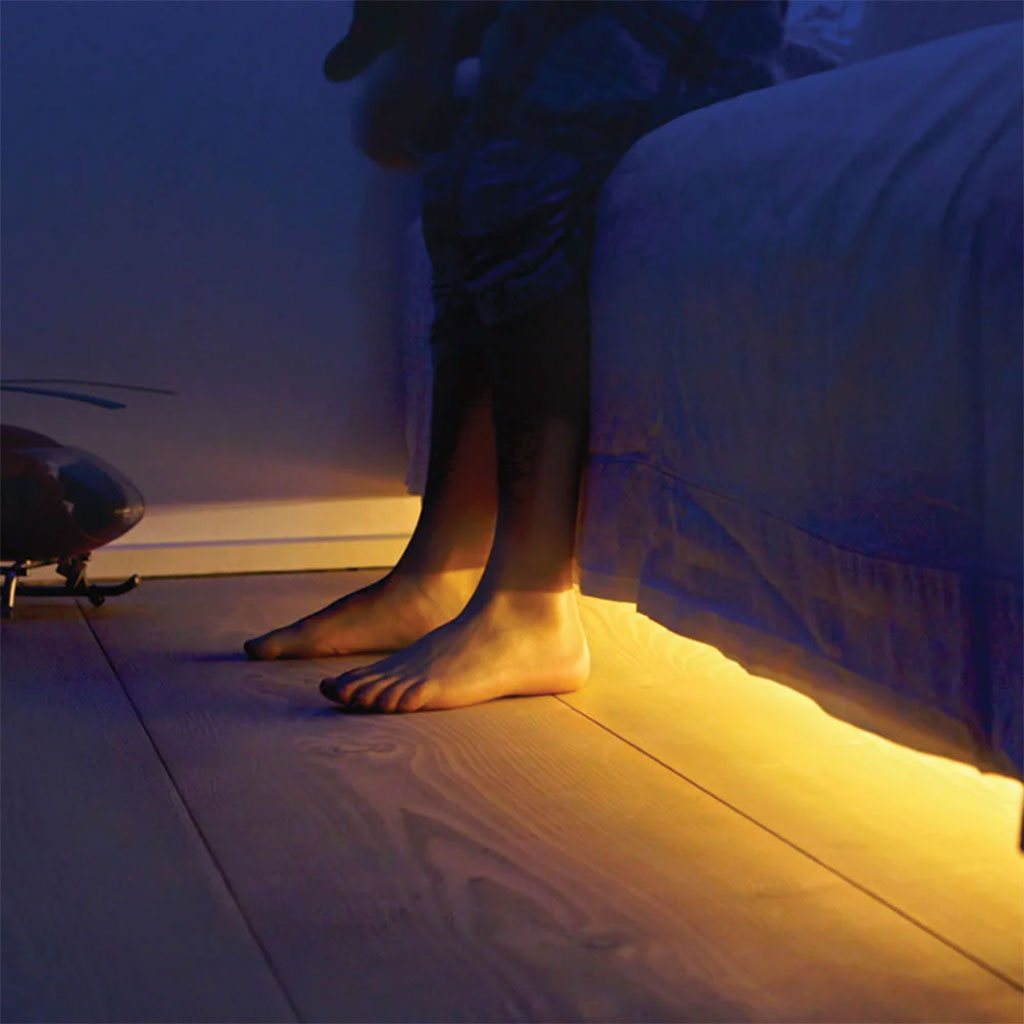 Bande LED lumineuse à détecteur de mouvement pour lit 3000K lumière chaude App Control 3