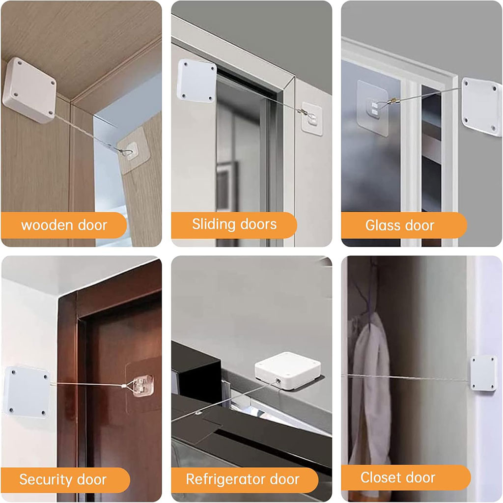 Ferme-porte automatique sans perforation - أداة غلق الباب أوتوماتكيا 3