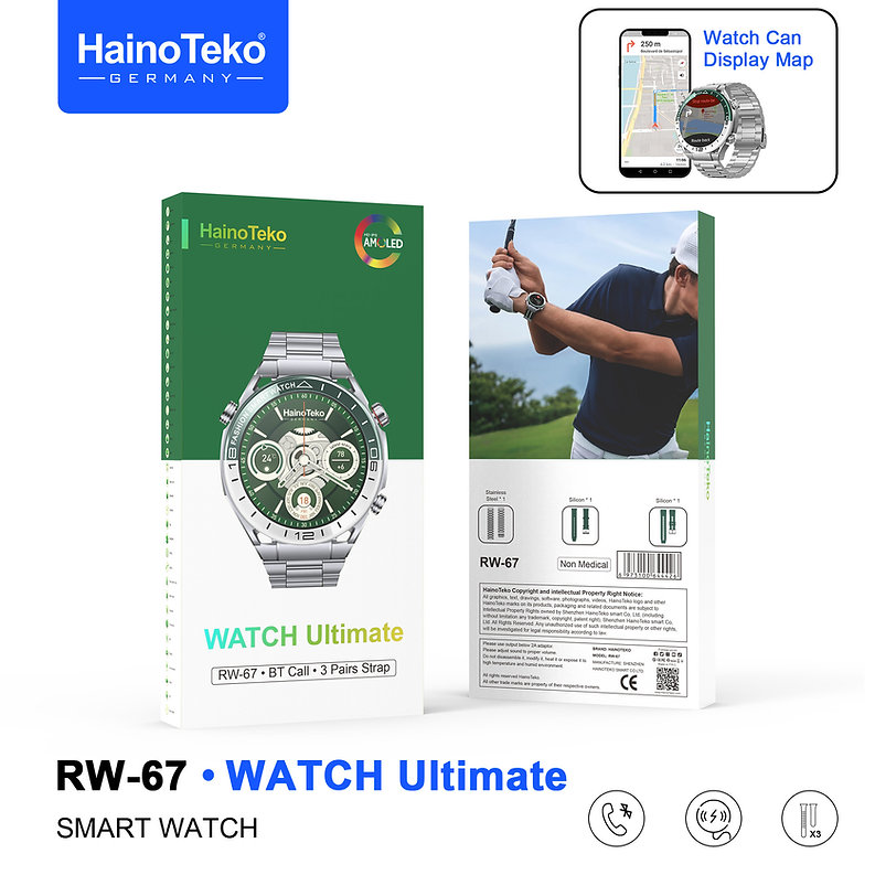 Smart Watch Haino Teko RW67 avec Fonction de Lecture de Maps - ساعة ذكية أصلية 6