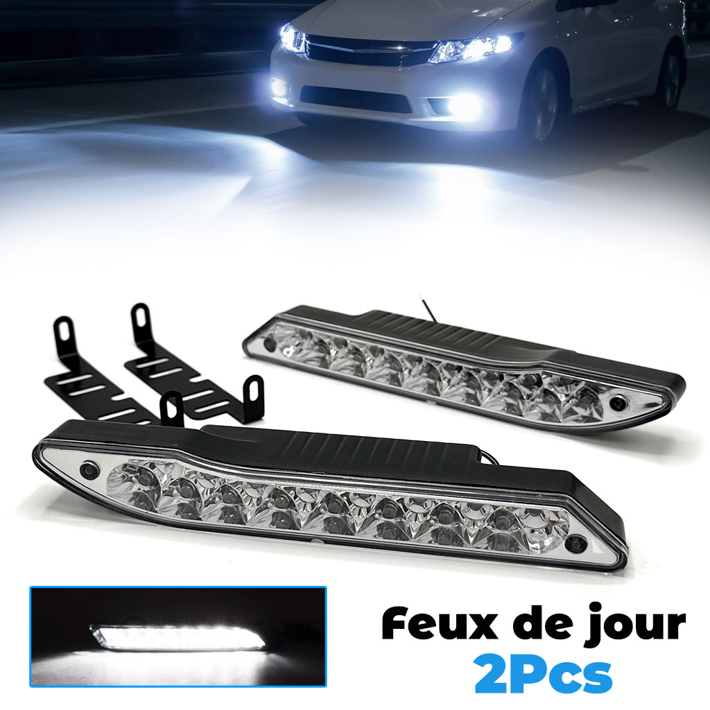 Feux de jour anti-brouillard Standard pour voiture 2 pcs - أضواء نهارية للسيارة 1