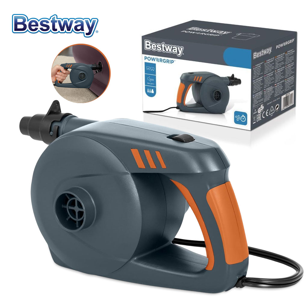 Pompe À Air Électrique 6600Pa 210W Avec 3 Embouts PowerGrip Bestway 62145 1