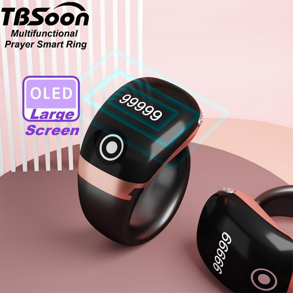 Bague Compteur Digital de Tasbih avec Affichage OLED Étanche - خاتم تسبيح إلكتروني 4