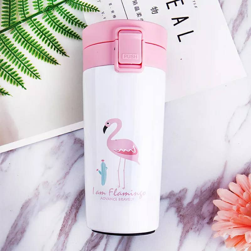Flamingo Thermos pour tasses à café de 380ML en acier inoxydable 9