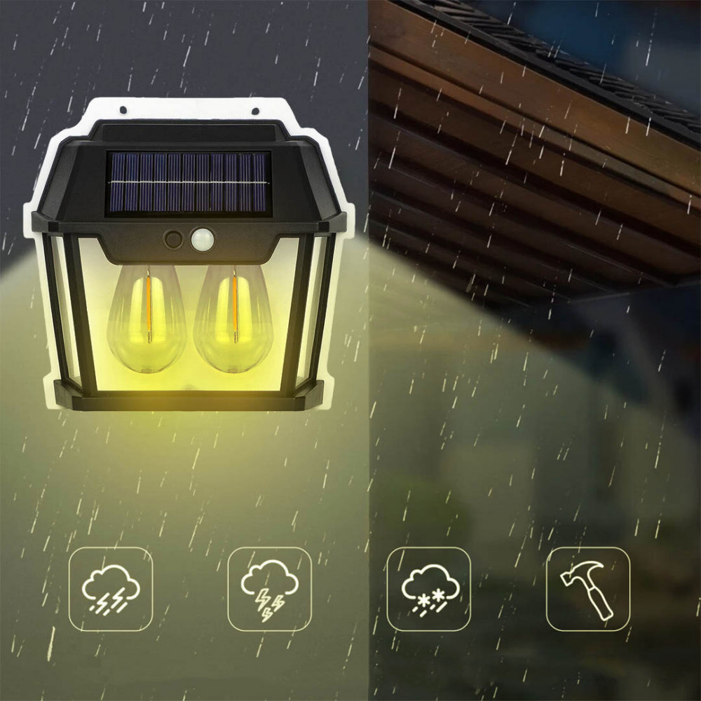 Applique murale solaire étanche d'extérieur rechargeable – Capteur de mouvement (HW 999-2 W) 3