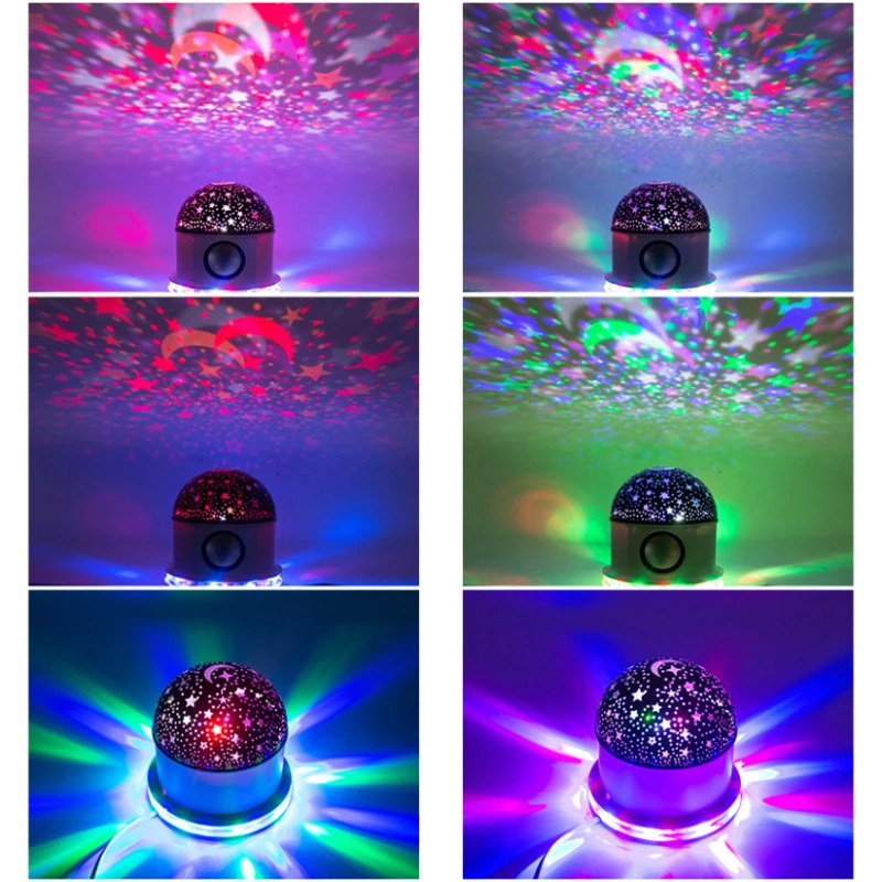 Ampoule LED Bluetooth Haut-parleur + effet jeux d lumière de scène magique 2