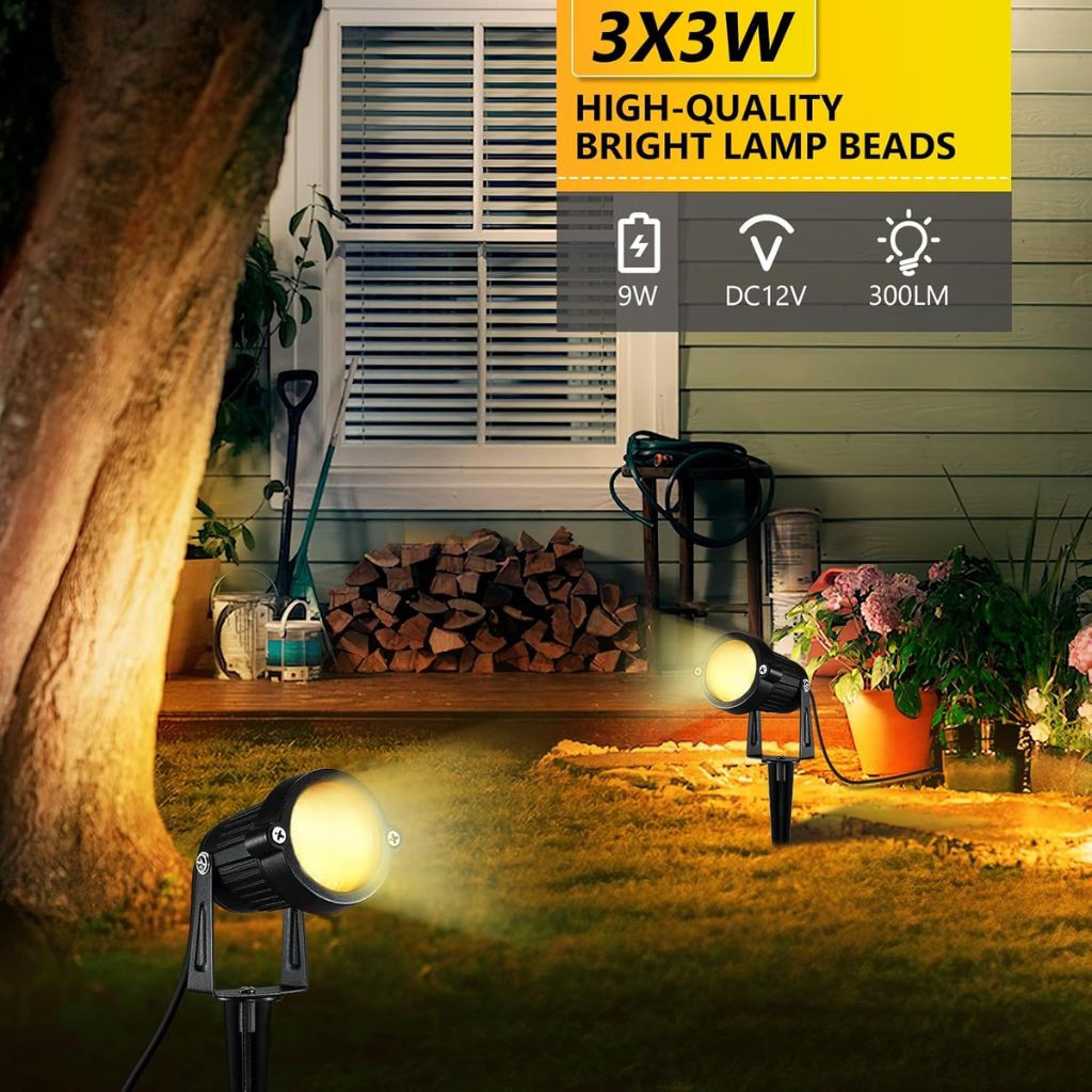 Projecteurs LED Extérieurs Étanches 12V – كشافات خارجية مقاومة للماء 8