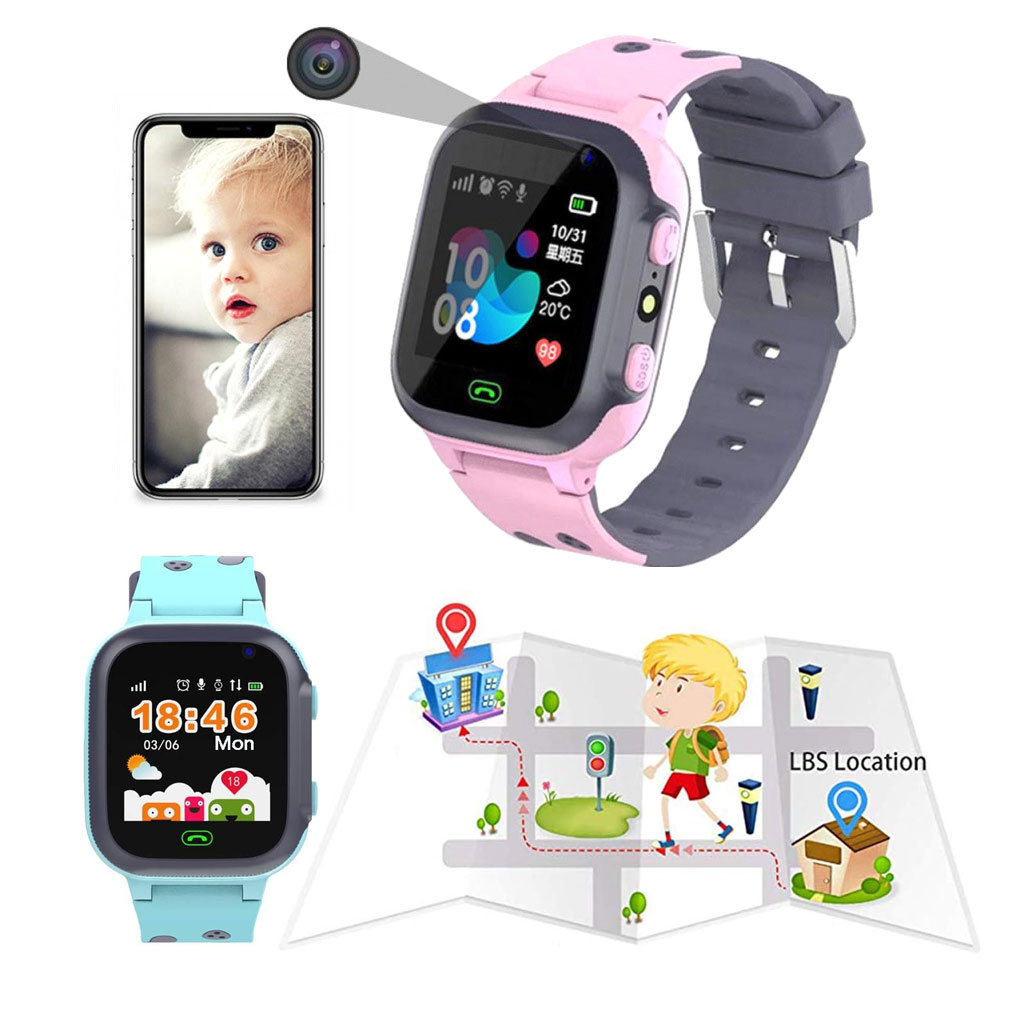 Montre intelligente pour enfants avec fonction d'appel d'urgence SOS et camera - ساعة ذكية للأطفال 1