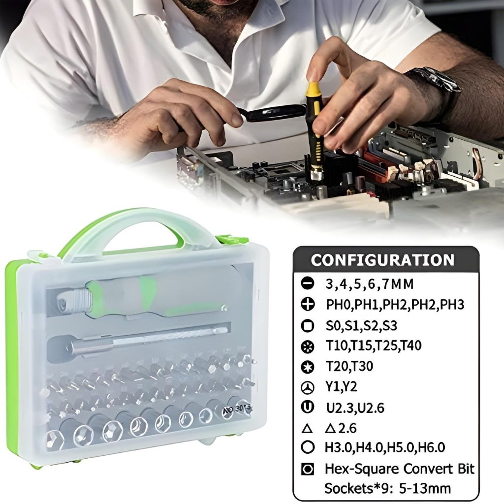 Tournevis Avec Ensemble Professionnel de Magnétiques 41 Pièces – مفك براغي احترافي مع 41 قطعة مغناطيسية 2