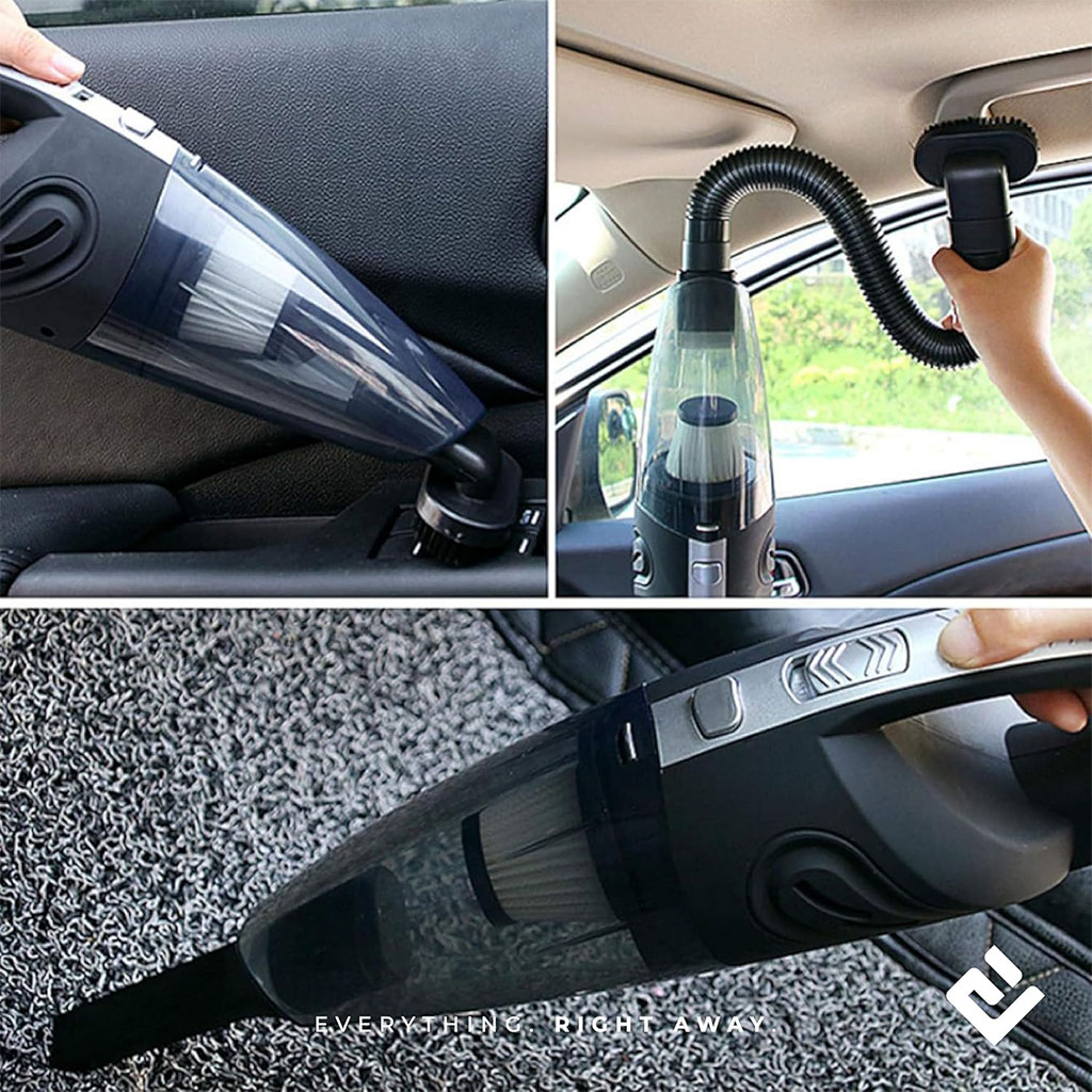 Aspirateur de voiture portable sans fil Puissance d'aspiration élevée 120W - مكنسة كهربائية لاسلكية 3