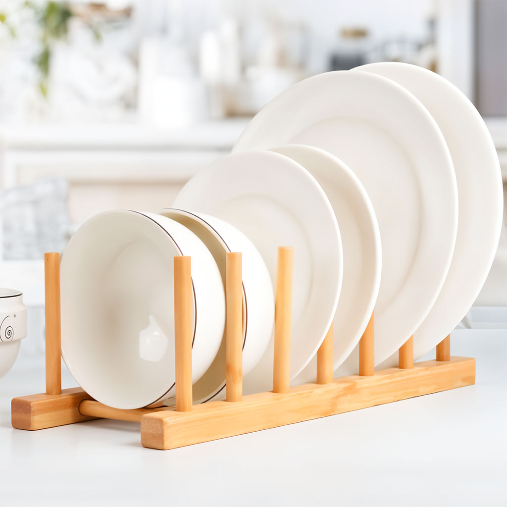 Egouttoir Range Assiette En Bambou 1