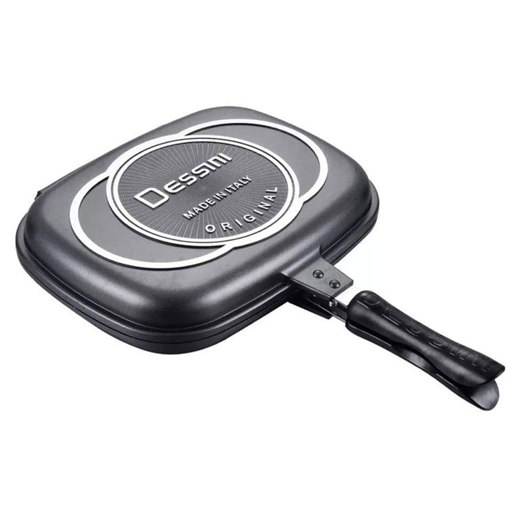 Poêle Dessini made in italy grill double face 36cm - مقلاة مزدوجة جودة أصلية 2