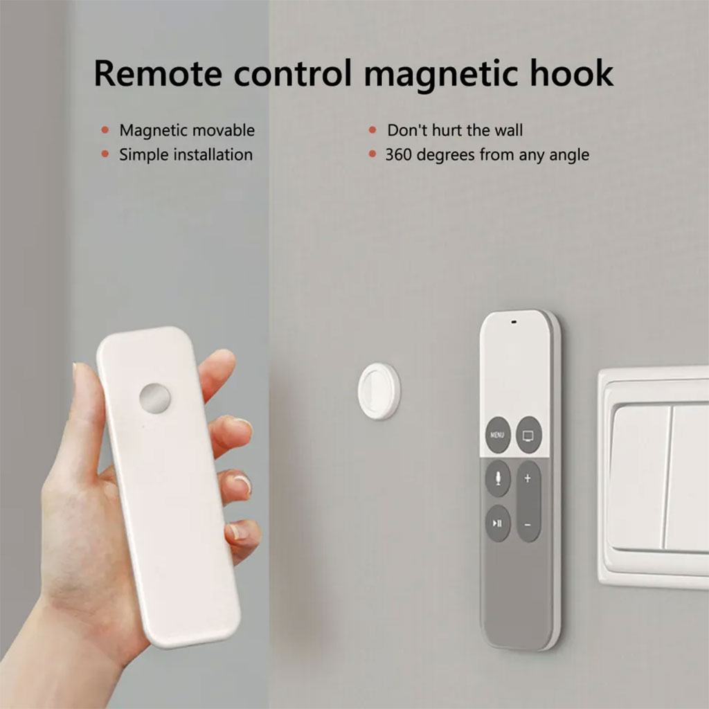 Support mural magnétique pour télécommande et Accessoires 6Pcs - حامل أكسسوارات مغناطيسي 2