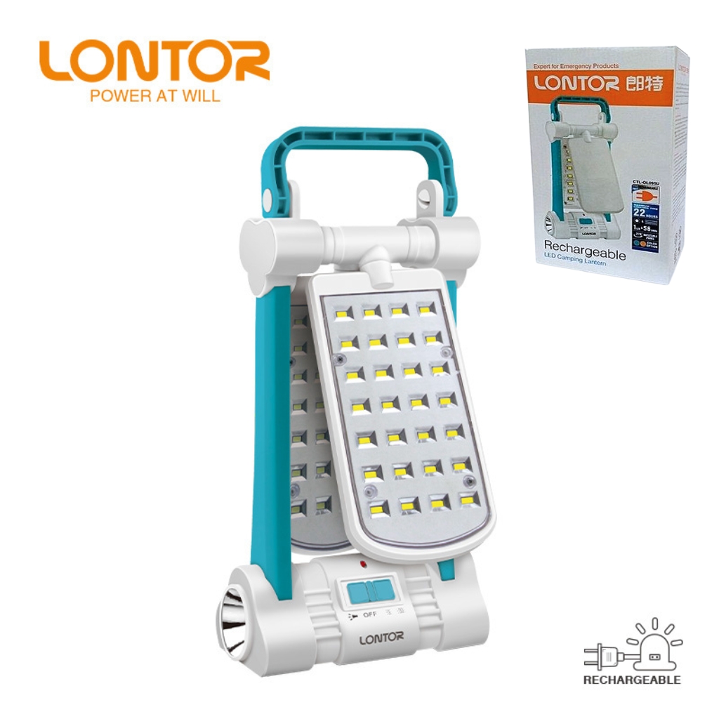 Lanterne de camping LED rechargeable LONTOR avec port DC CTL-OL095U 2