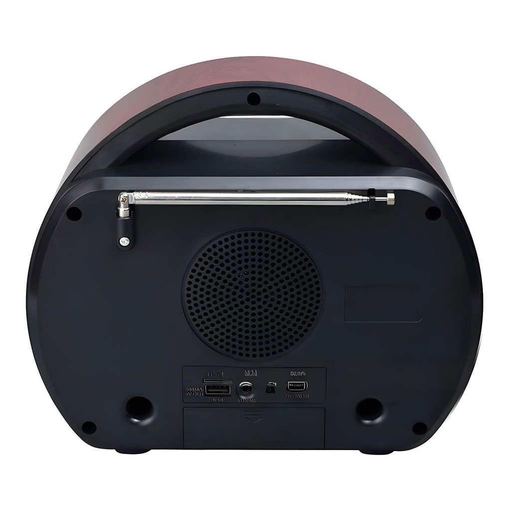 Haut Parleur Bluetooth sans fil Motif Flamme Style Rétro FP-535 - مكبر صوت بلوتوث 3
