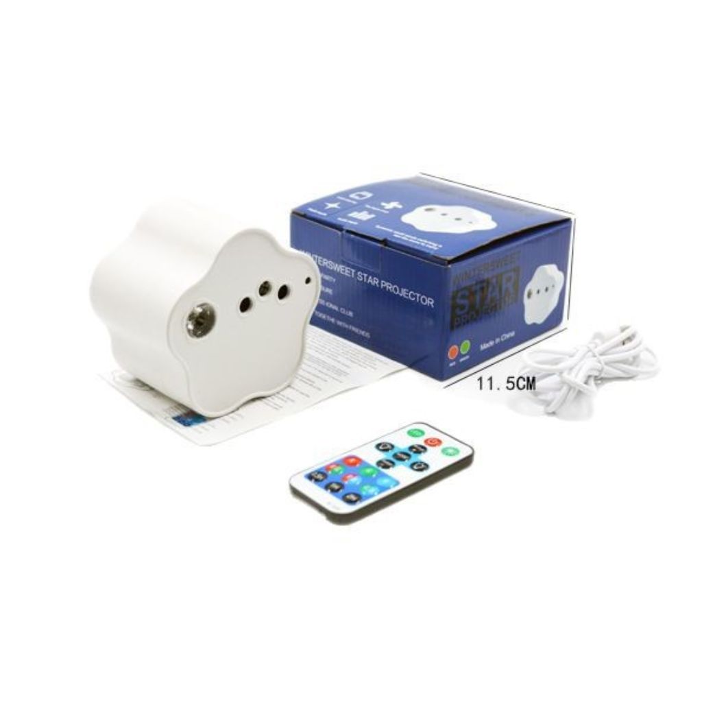 Projecteur LED Effet Étoilé avec Projection Multicolore RGB USB - مصباح عرض ليلي مع تأثير النجوم وألوان متعددة 3