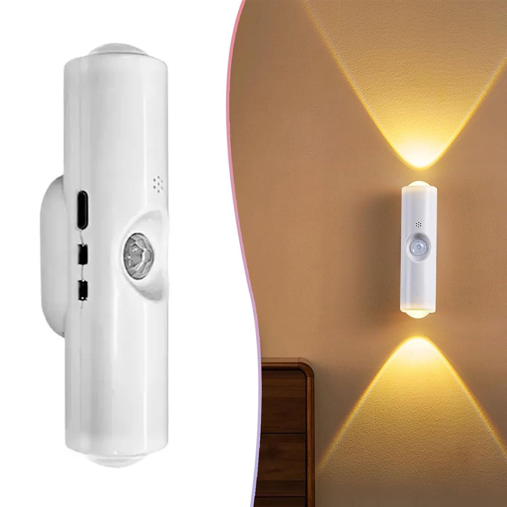 Applique murale intelligente à détecteur de mouvement avec support magnétique 1Pcs 1