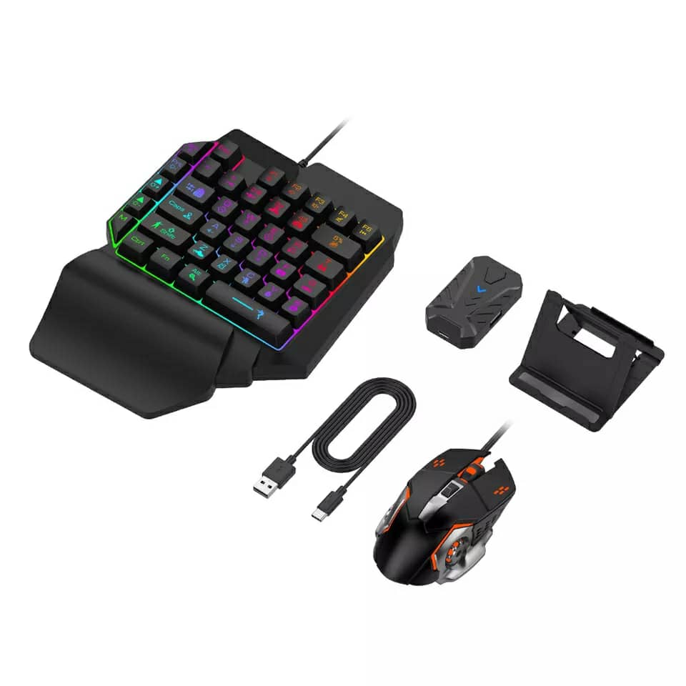 Mix Pro Clavier Souris 4en1 Pour smartphone Gaming PUBG-Fortnite 6