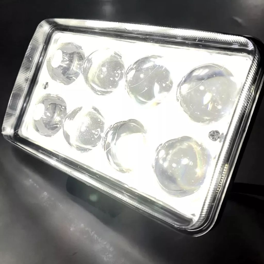 Paire de Phares Rectangulaires 3D LED 24W Universels – مصابيح 24 واط للسيارات 6