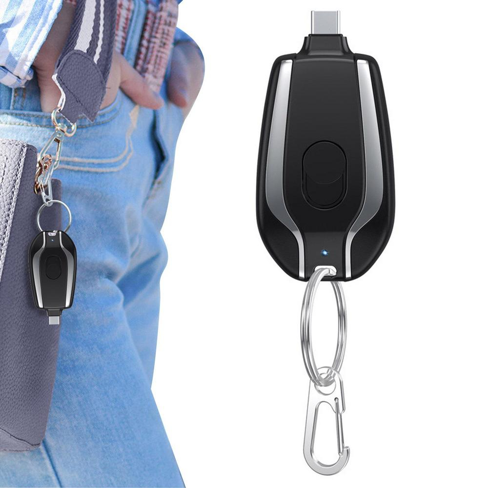 Porte-clés ET Power Bank d'urgence 2 EN 1 type C / IOS 3