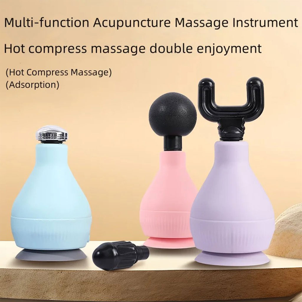 Appareil de Massage Rechargeable Portatif avec 5 Têtes Interchangeables - جهاز تدليك محمول قابل للتثبيت 4
