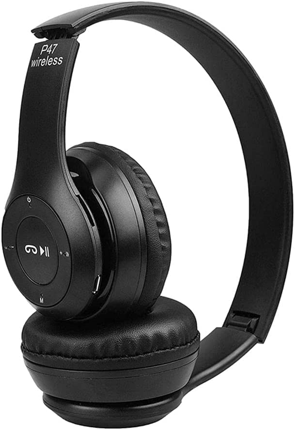 Casque Audio Stereo Bluetooth sans fil modèle P47 pliable 5