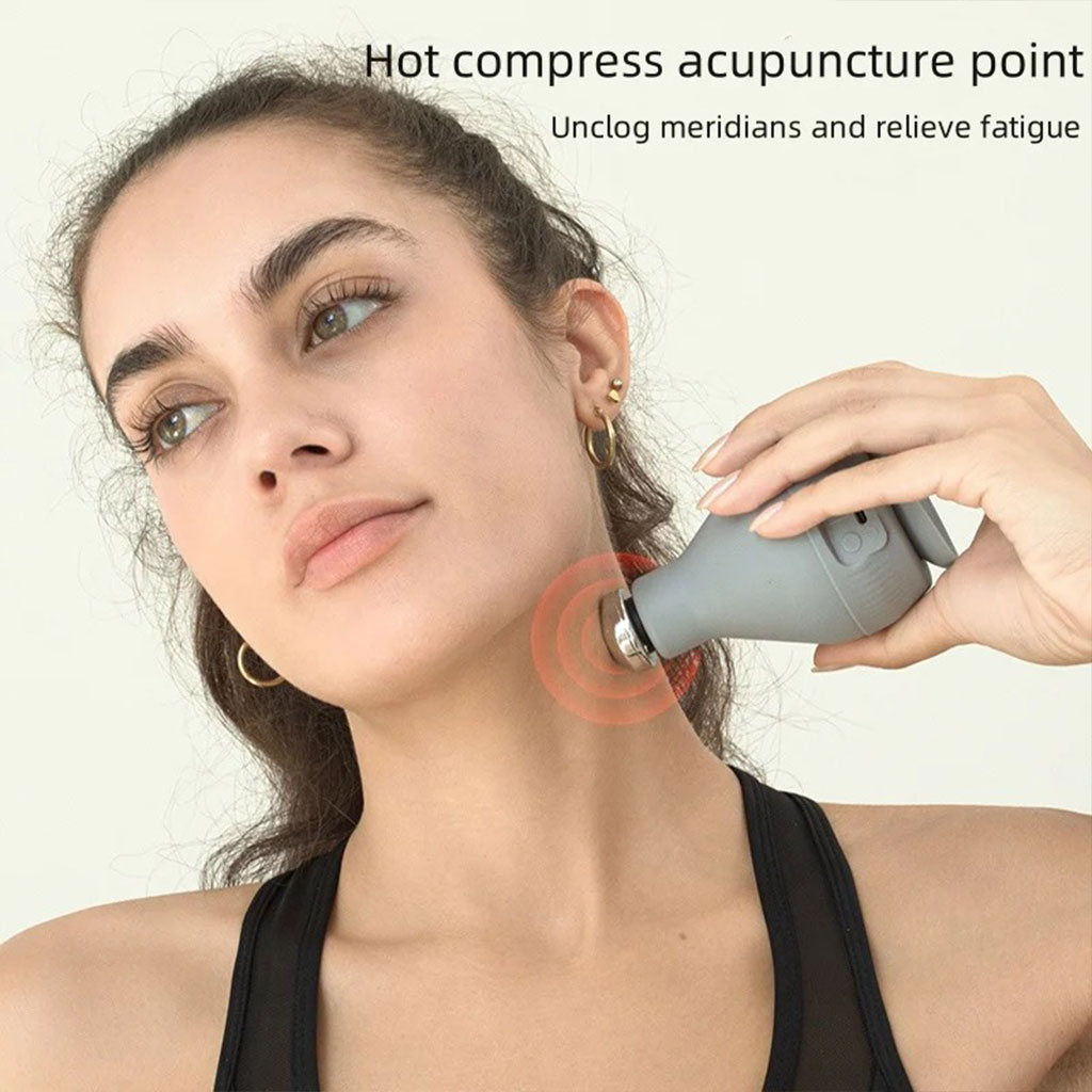 Appareil de Massage Rechargeable Portatif avec 5 Têtes Interchangeables - جهاز تدليك محمول قابل للتثبيت 2
