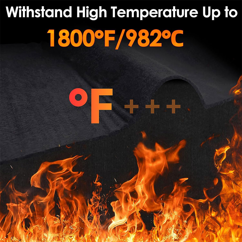 Couverture de soudage 5Pcs tapis de protection ignifuges résistants à la chaleur 5