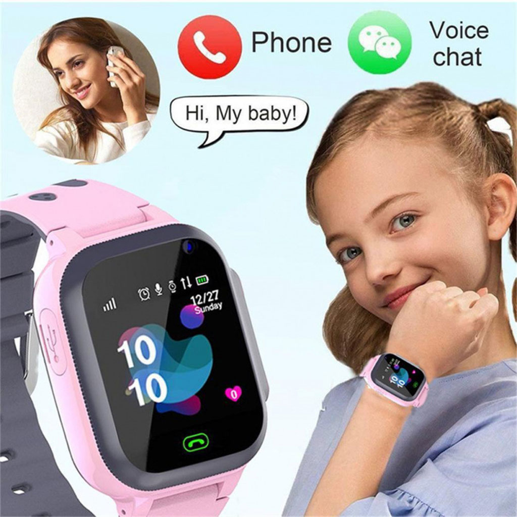 Montre intelligente pour enfants avec fonction d'appel d'urgence SOS et camera - ساعة ذكية للأطفال 6
