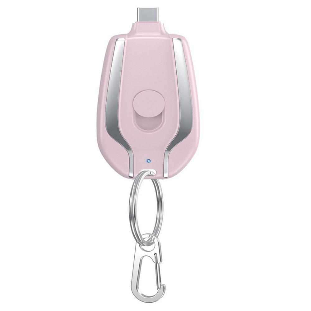 Porte-clés ET Power Bank d'urgence 2 EN 1 type C / IOS 8