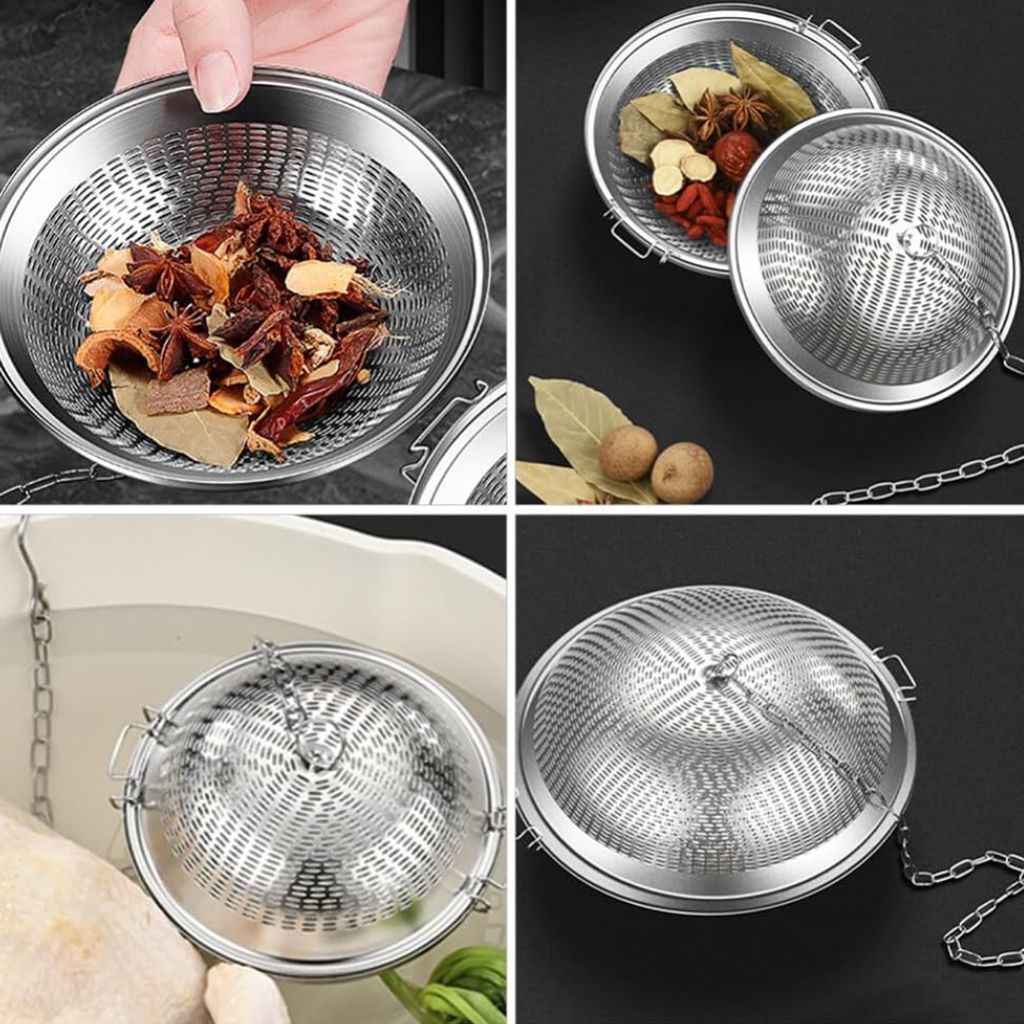 Infuseur à Épices et Infuseur de Thé en Acier Inoxydable – مصفاة التوابل ومصفاة الشاي من الفولاذ المقاوم للصدأ 1