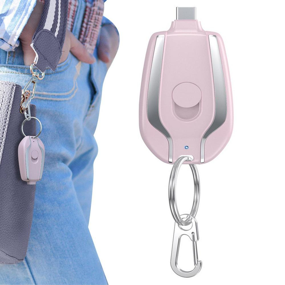 Porte-clés ET Power Bank d'urgence 2 EN 1 type C / IOS 2