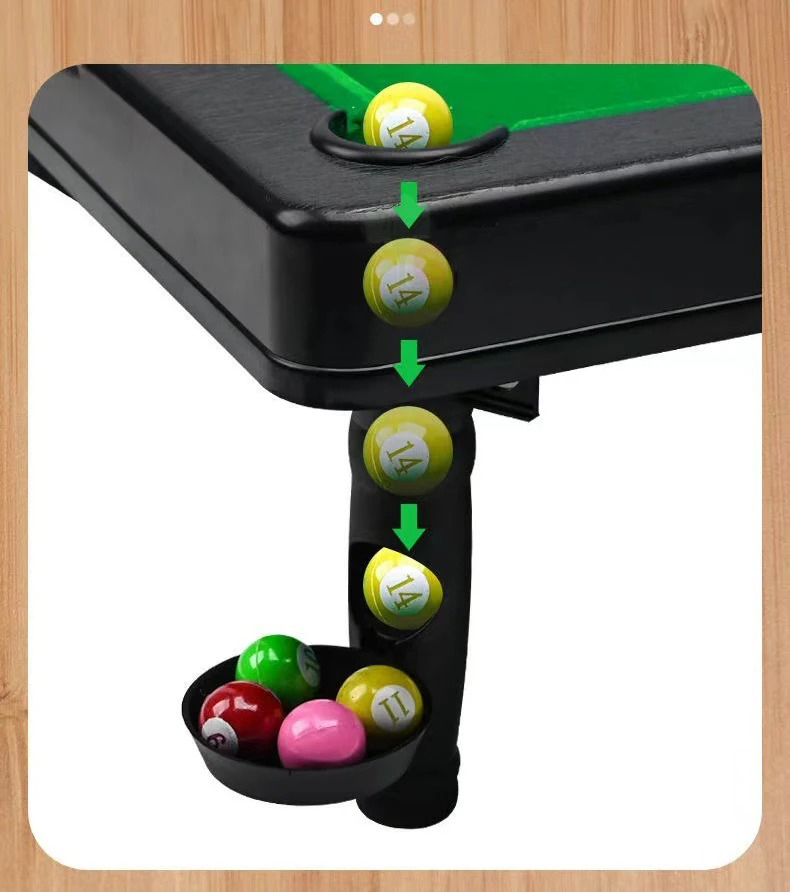 Mini table de jeu billard multijoueur pour enfant 3