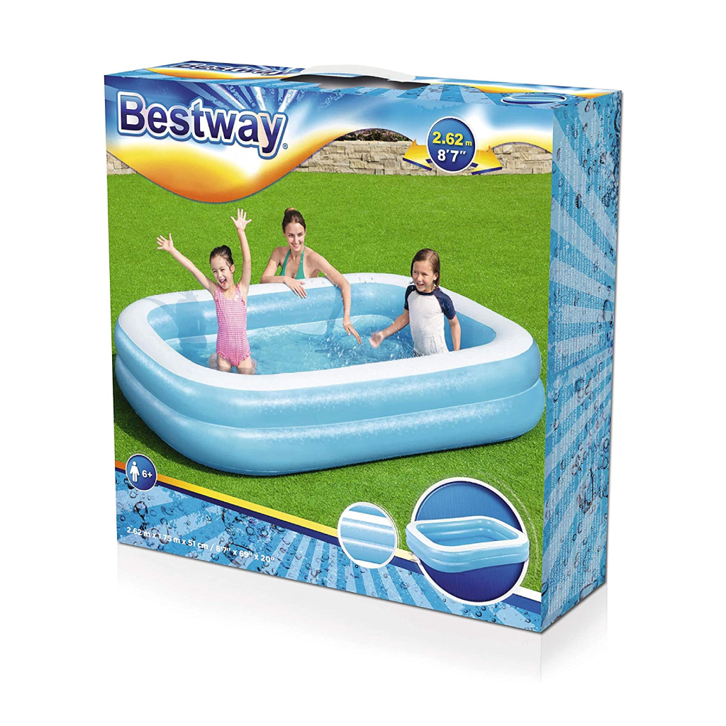 Piscine Gonflable Pour Enfants 262x175x51cm Bestway #54006 8