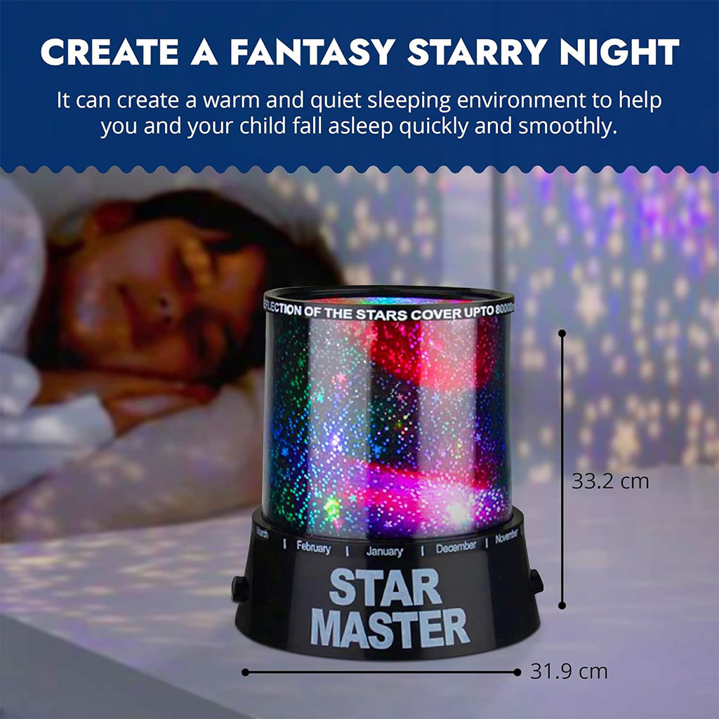 Star Master Veilleuse Galaxy et Projecteur d'étoiles - جهاز عرض النجوم 6