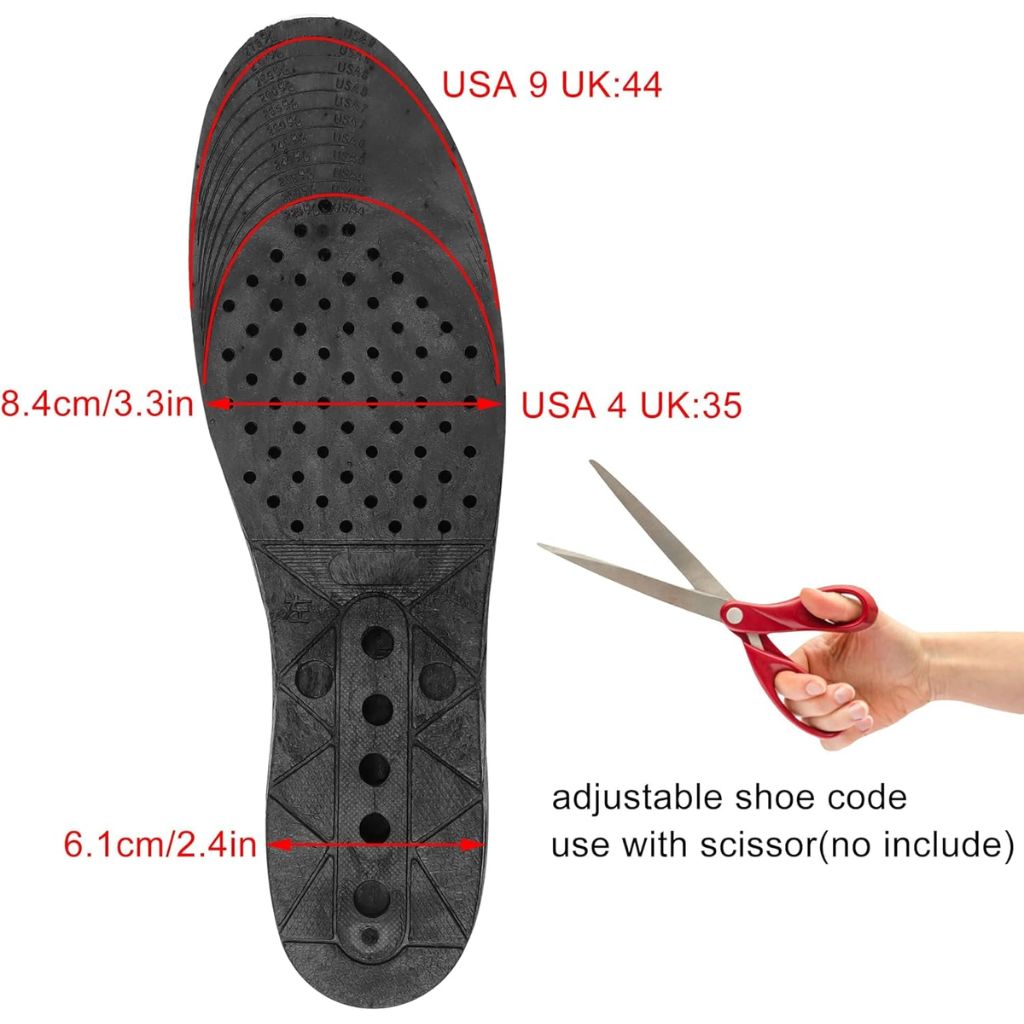 Semelles Rehaussantes 4 Couches Réglables Unisexe – نعل لزيادة الطول بـ 4 طبقات قابلة للتعديل 5