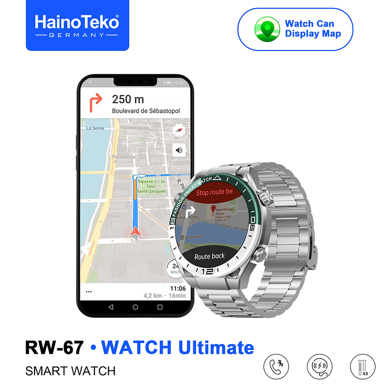 Smart Watch Haino Teko RW67 avec Fonction de Lecture de Maps - ساعة ذكية أصلية 3