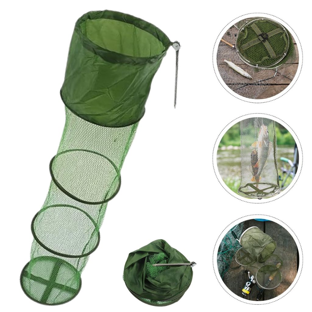 Filet de Pêche Pliable en Maille Facile à Ranger - شبكة صيد الأسماك 1